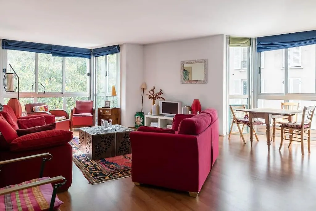 Апартаменты Charmant 3p. Calme, Spacieux Et Lumineux. 90 M2 Париж